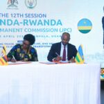 Amasezerano y’ubufatanye yasinywe hagati y’u Rwanda na Uganda